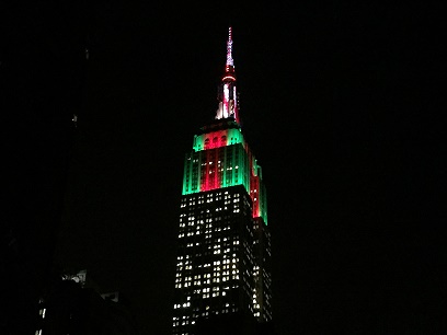 Empire State Building in December 2016